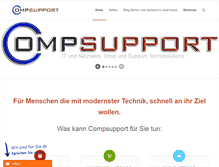 Tablet Screenshot of compsupport.ch